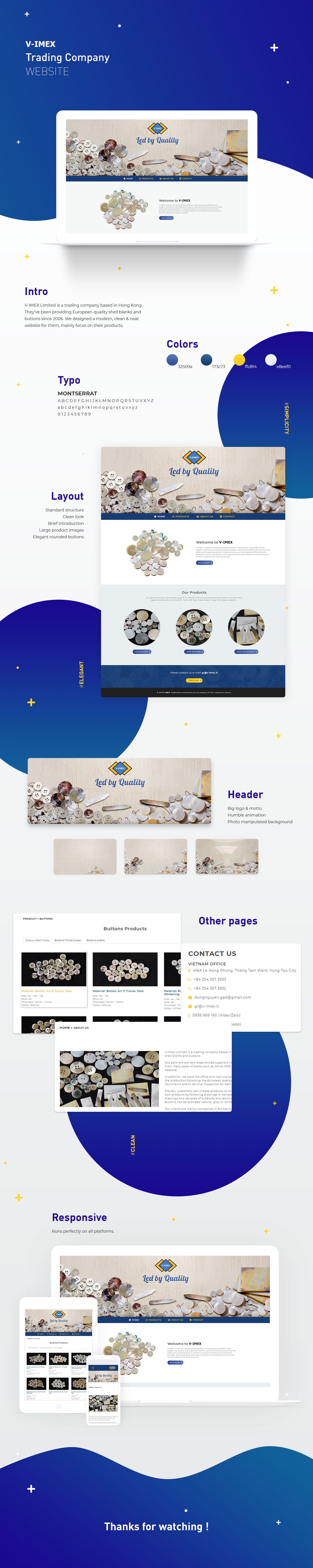 thiết kế website v-imex
